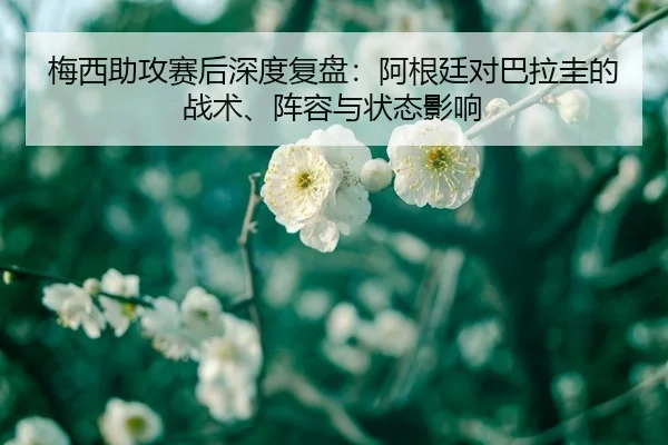 梅西助攻赛后深度复盘：阿根廷对巴拉圭的战术、阵容与状态影响
